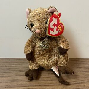 3 FOR $25: Authentic TY Beanie Babies Louis the Mouse, Garfield Movie, 2004. NWT